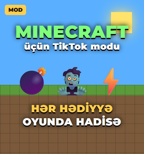 Minecraft için TikTok modu